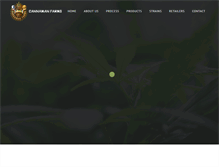 Tablet Screenshot of cannamanfarms.com